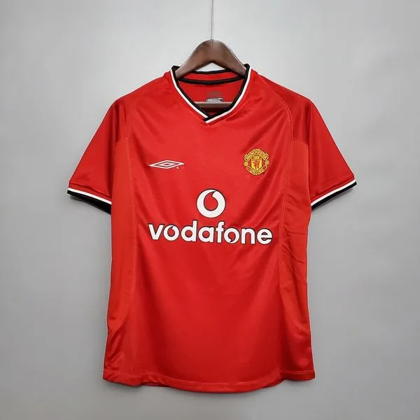 Camiseta de fútbol Manchester United 2000/01 LOCAL MANGA CORTA VERSION FAN